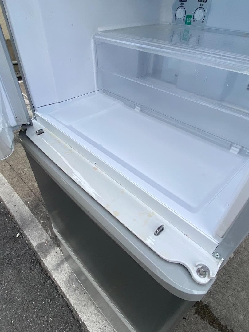 A436◆シャープ 3ドア 冷蔵庫 350L SJ-WA35B-S どっちもドア