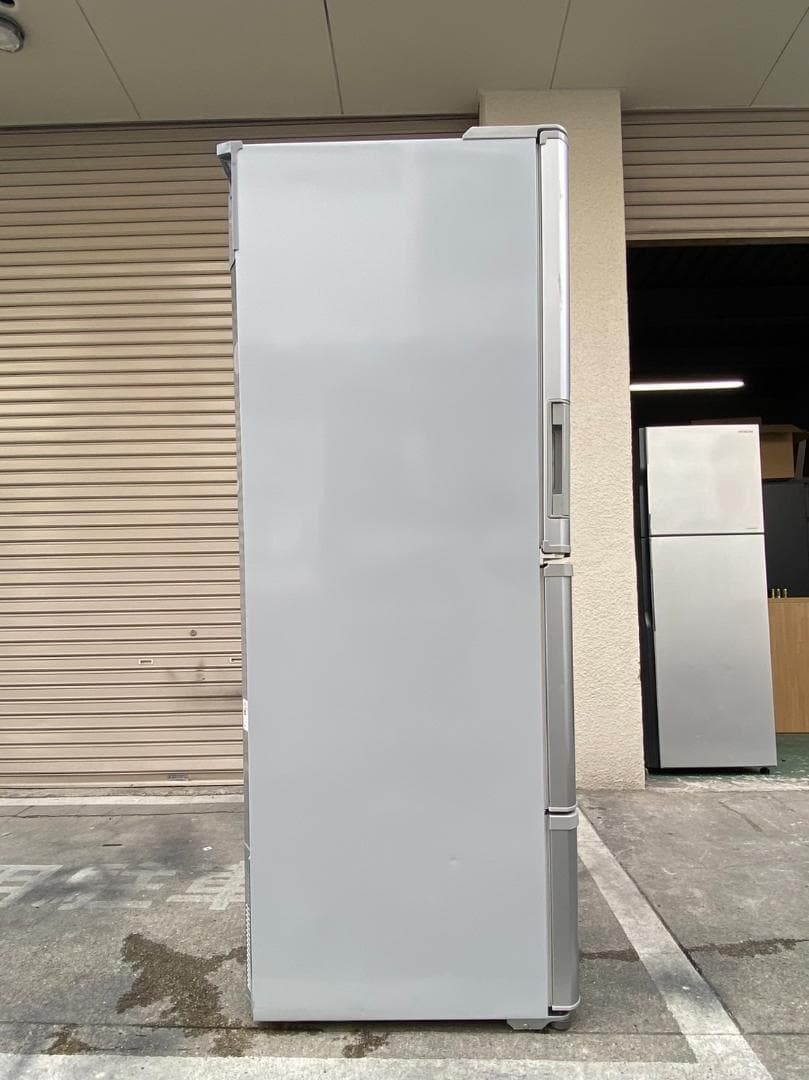 A436◆シャープ 3ドア 冷蔵庫 350L SJ-WA35B-S どっちもドア