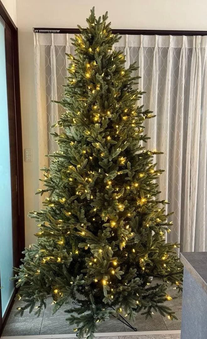 ✨特大✨大型クリスマスツリー2.2.m✨迫力満点！✨キラキラ点滅