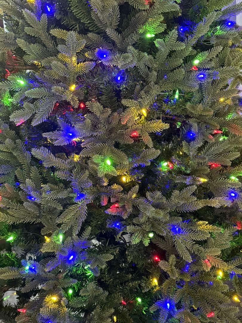 ✨特大✨大型クリスマスツリー2.2.m✨迫力満点！✨キラキラ点滅