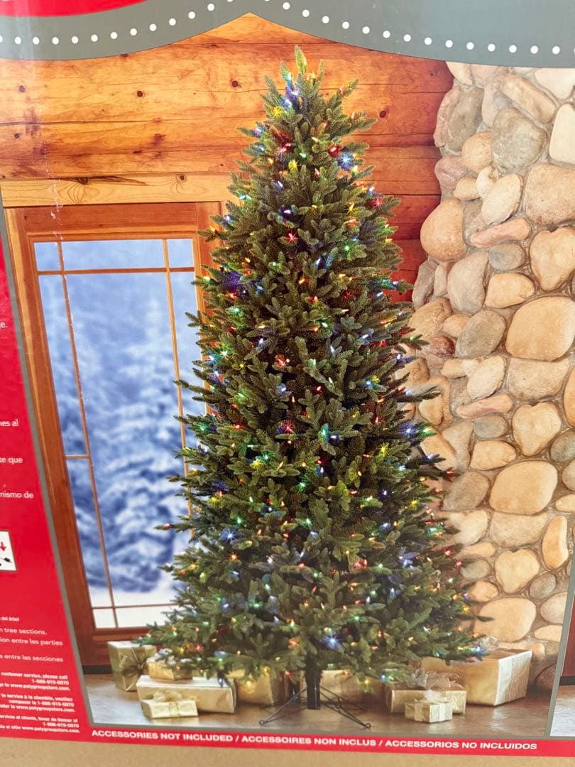 ✨特大✨大型クリスマスツリー2.2.m✨迫力満点！✨キラキラ点滅