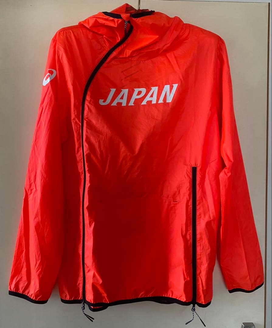 ウインドブレーカー はおり asics XL JAPAN 陸上 日本代表