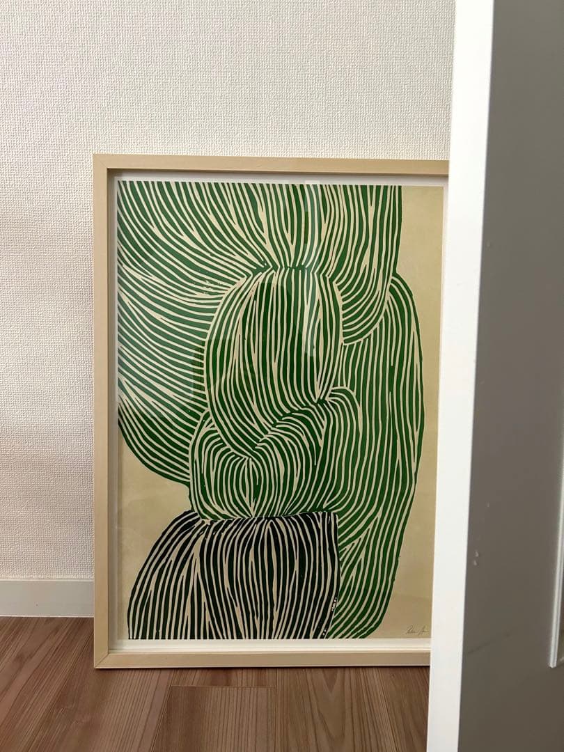 【フレーム付】THE POSTER CLUB Green Ocean 50×70