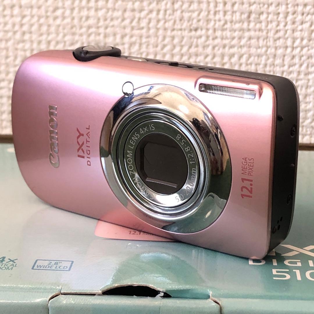 【美品】キャノン Canon IXY DIGITAL 510 IS　ピンク