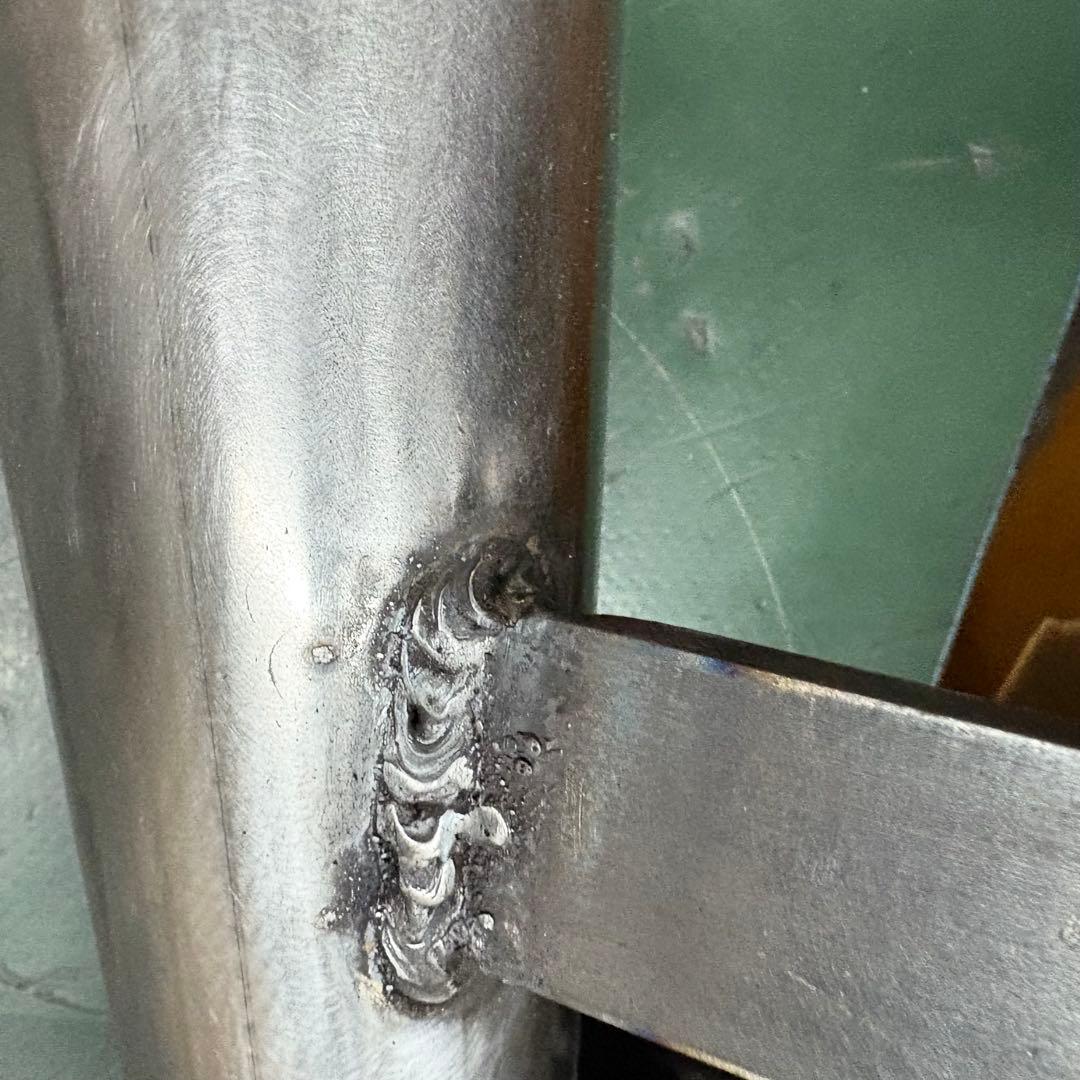 エストレア250 ワンオフ　スラッシュカットマフラー