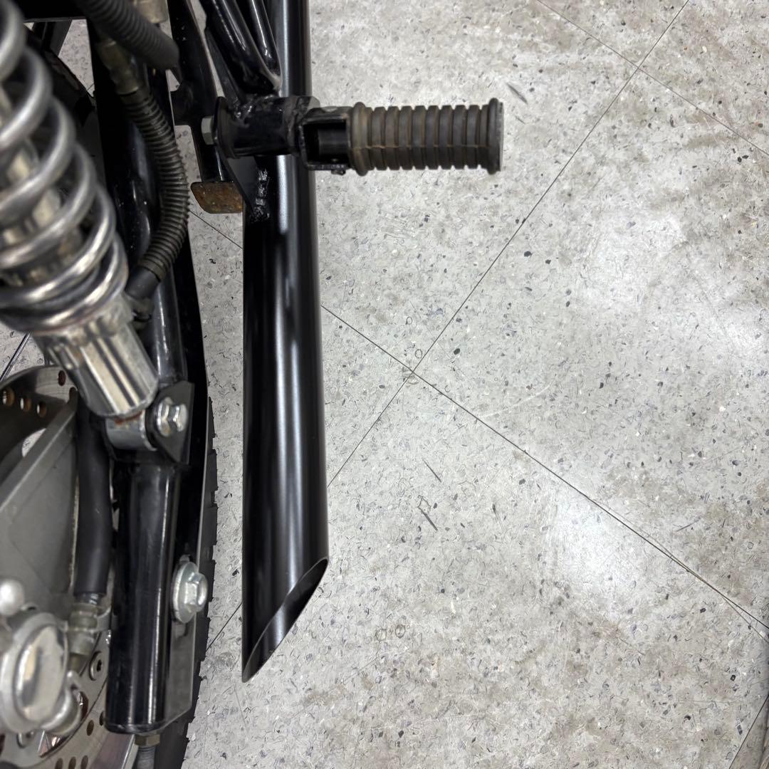 エストレア250 ワンオフ　スラッシュカットマフラー