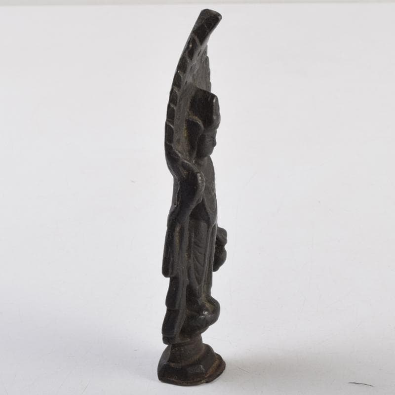 仏教美術　古銅　観音像　仏像　置物　C　9103