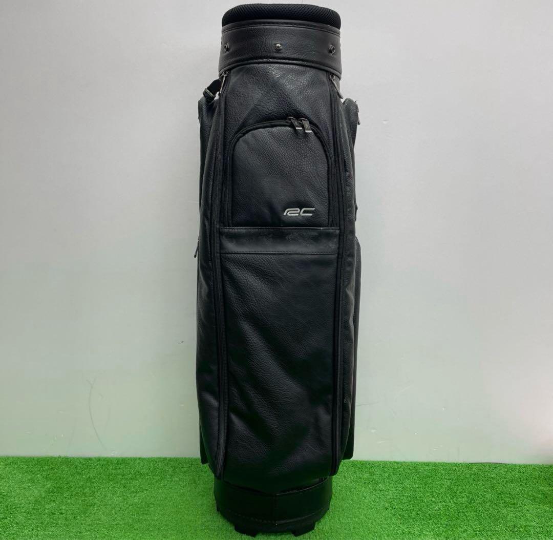 ロイヤルコレクション キャディバッグ　ゴルフバッグ8.5インチ　黒　ブラック