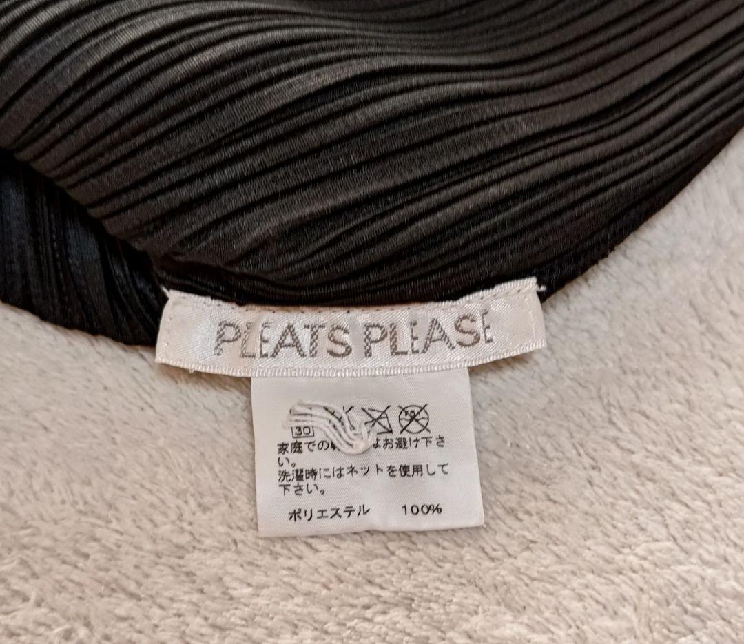 PLEATS PLEASE★プリーツプリーズ長袖シャツブラウス 3ブラック黒