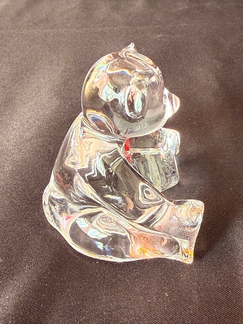 Baccarat バカラ 熊　クマ　オブジェ 置物　クリスタル