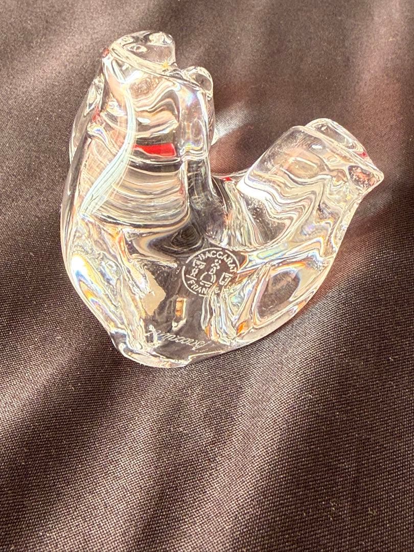 Baccarat バカラ 熊　クマ　オブジェ 置物　クリスタル