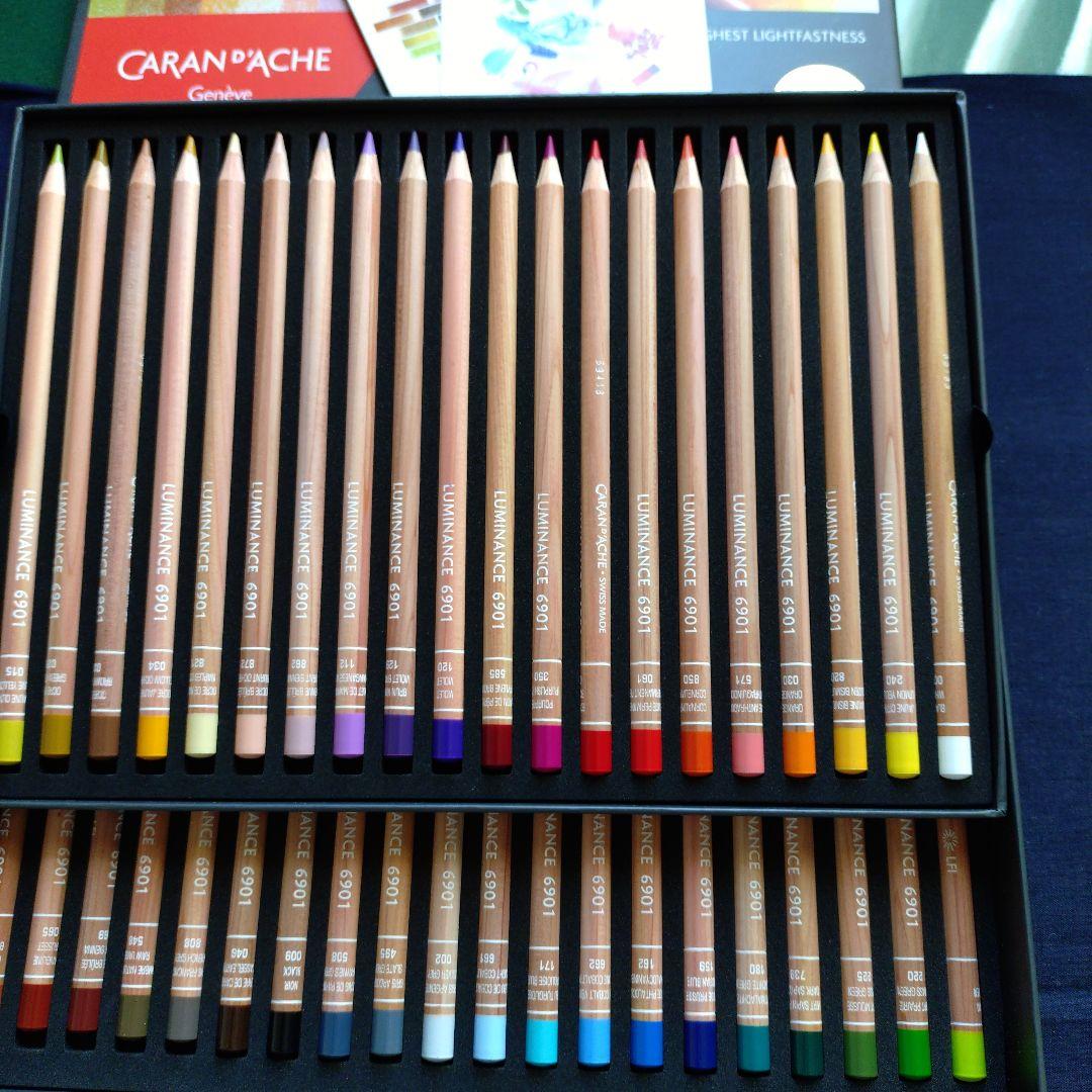 CARAN D'ACHE LUMINANCE 6901 40色セット