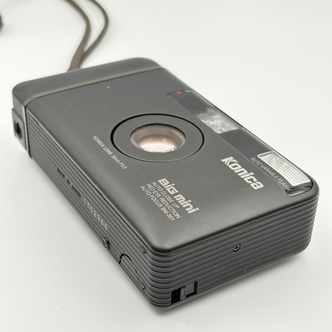 コニカ ビックミニ フィルムカメラ コンパクト ブラック 0329-S5704s