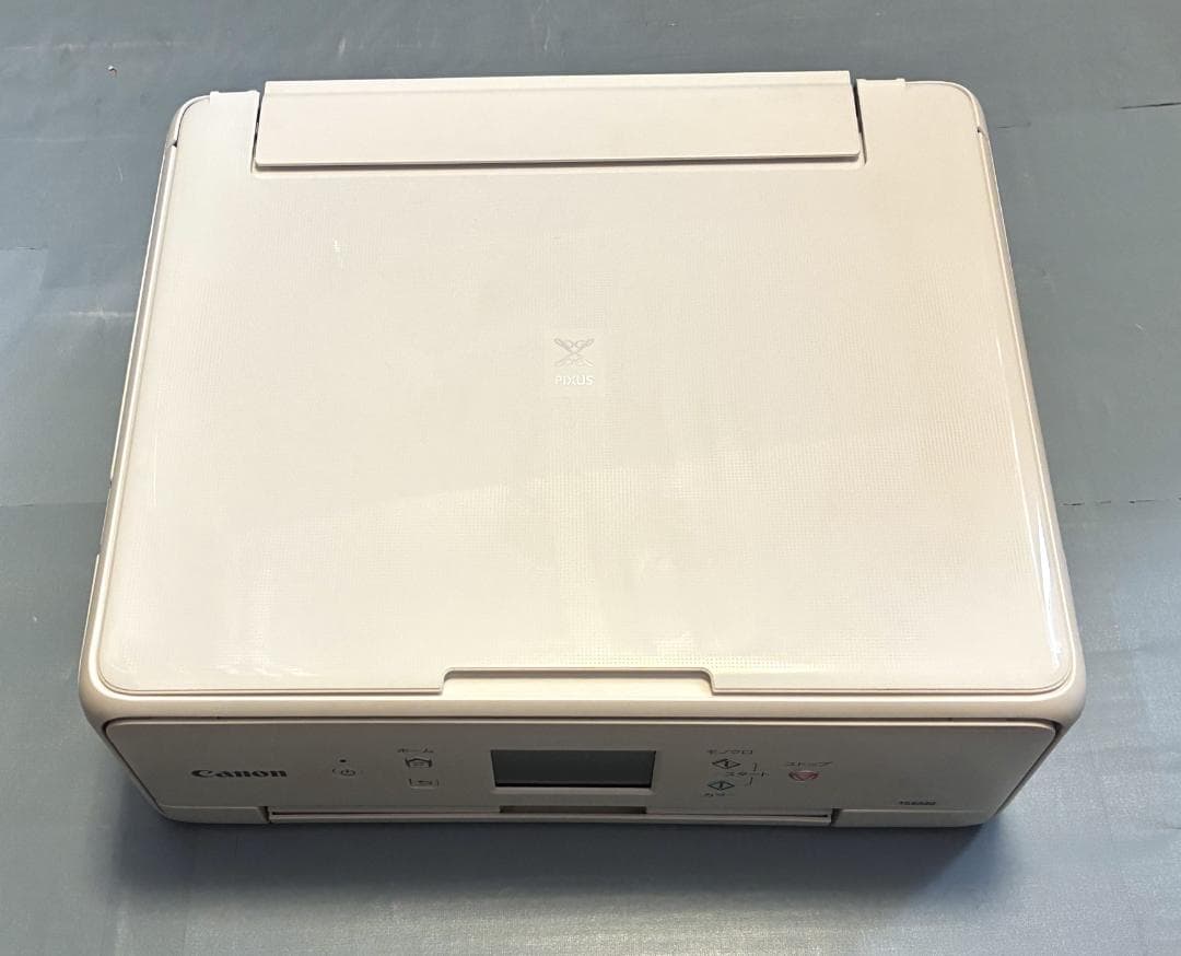 【動作OK】印刷枚数少！！　Canon　キャノン　プリンタ　TS6330　白