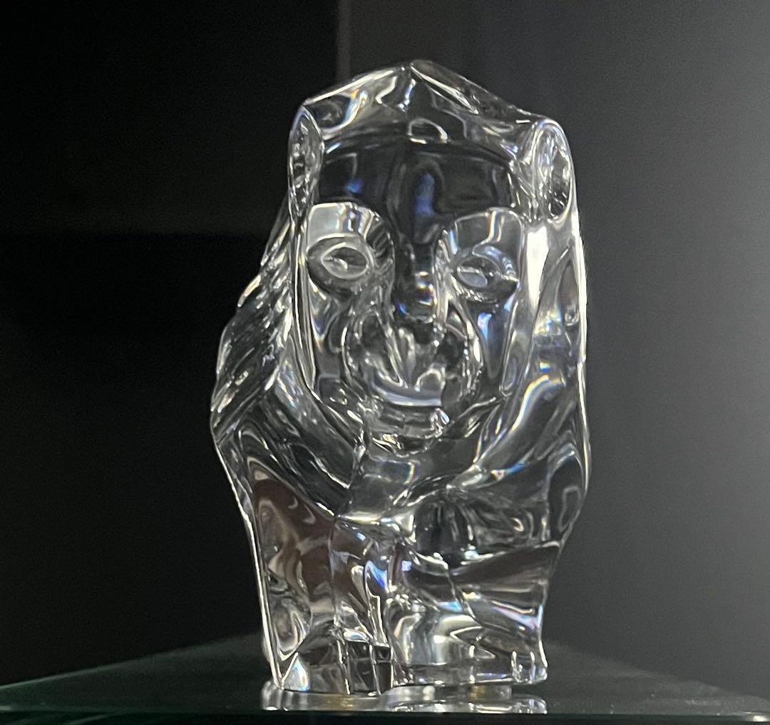 BACCARATバカラ /※2.1kg 27cm 大型 オブジェ　　ライオン