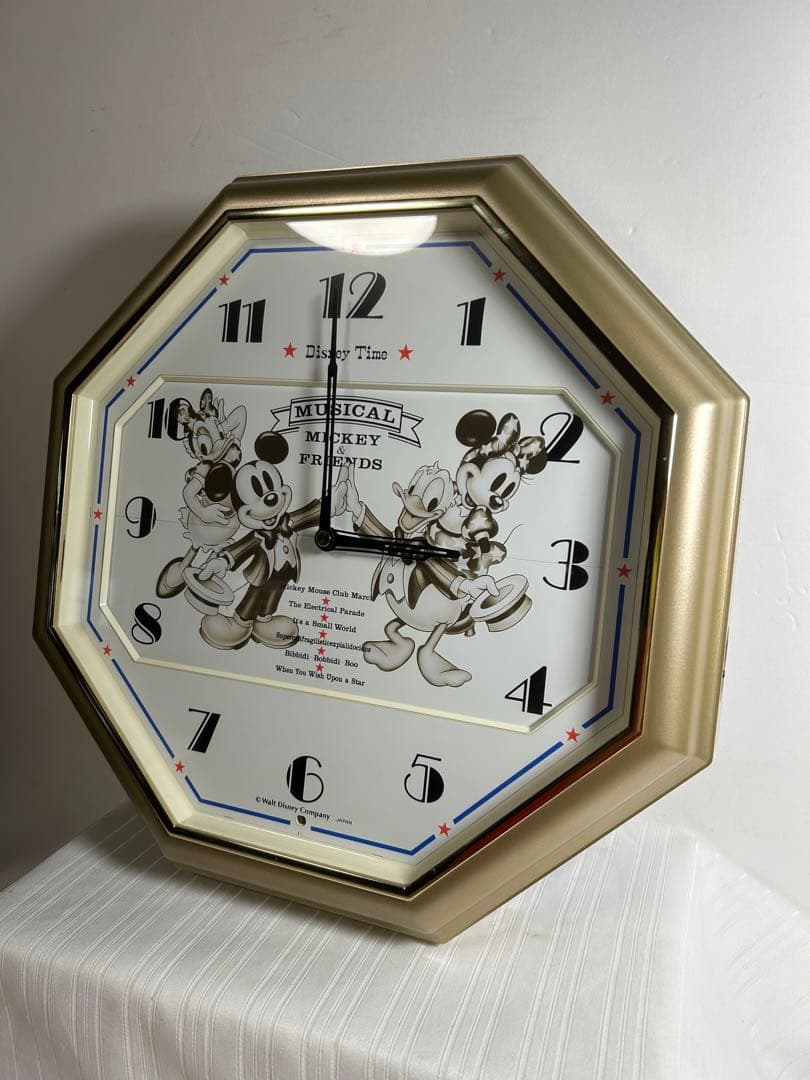 ★動作品！ セイコー ディズニータイム 壁掛け時計 八角形時計 ★美品 元箱