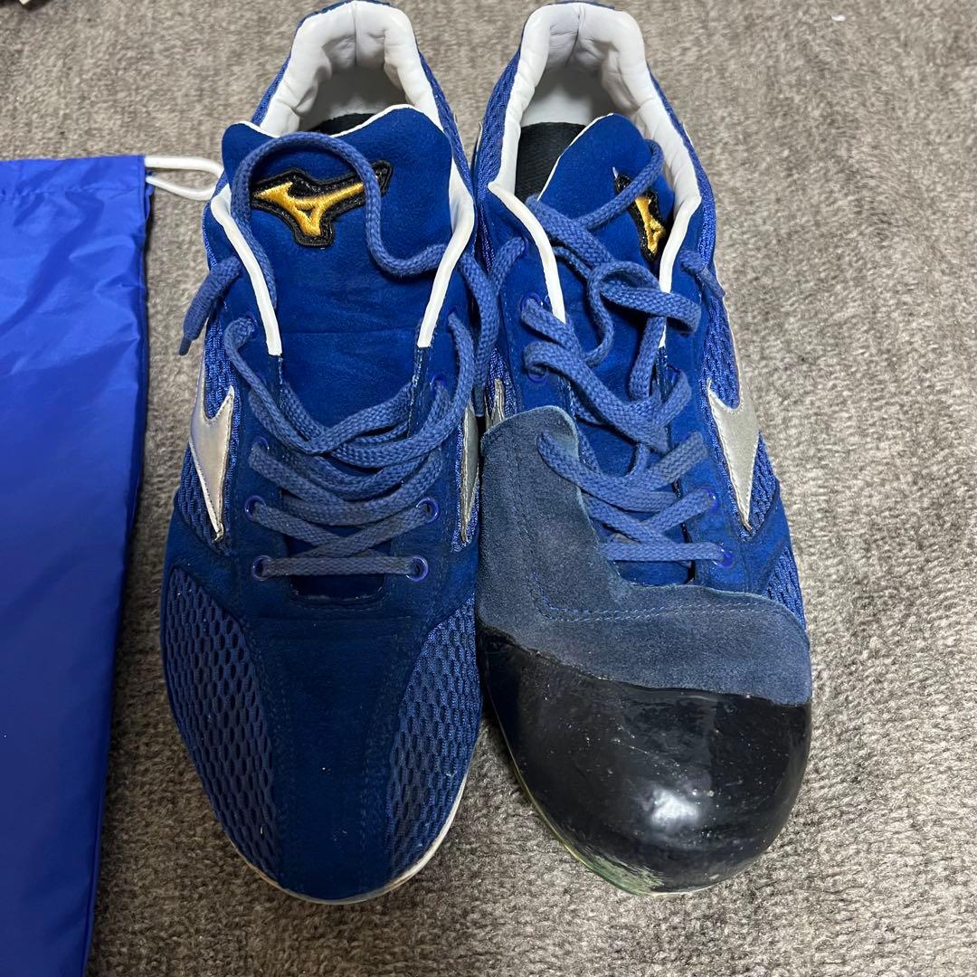 大野雄大 直筆サイン 実使用 スパイクMizuno 中日ドラゴンズ 収納袋付き