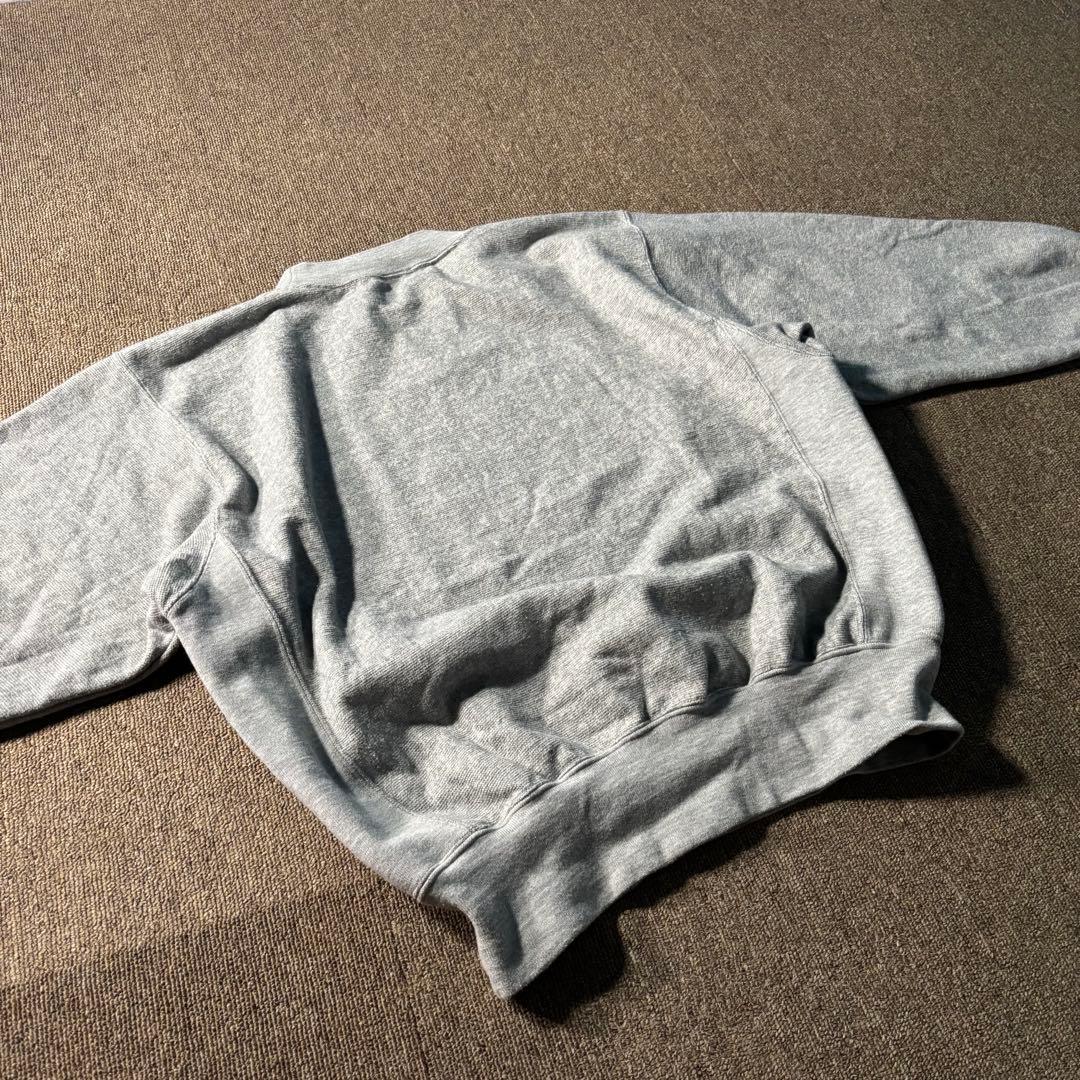 90s NIKE OLD スウェット トレーナー グレー ブルー 銀タグ 前V