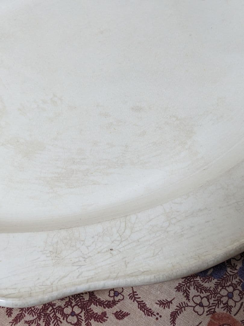 ファイナンスフィーヌ　オーバル皿　アンティーク