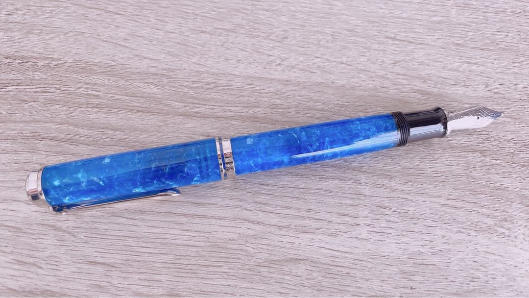 【レア】ペリカン　スーべレーン　M805 ヴァイブラントブルー　F