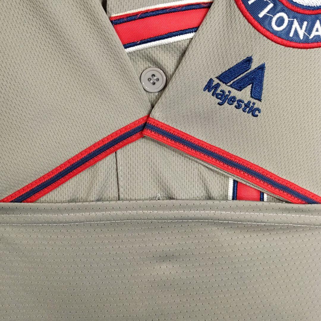 Majestic ワシントン ナショナルズ オーセンティック ベースボールシャツ