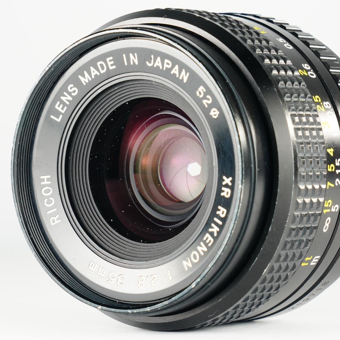 【希少富岡光学製】動作◎ XR RIKENON 35mm f2.8 718