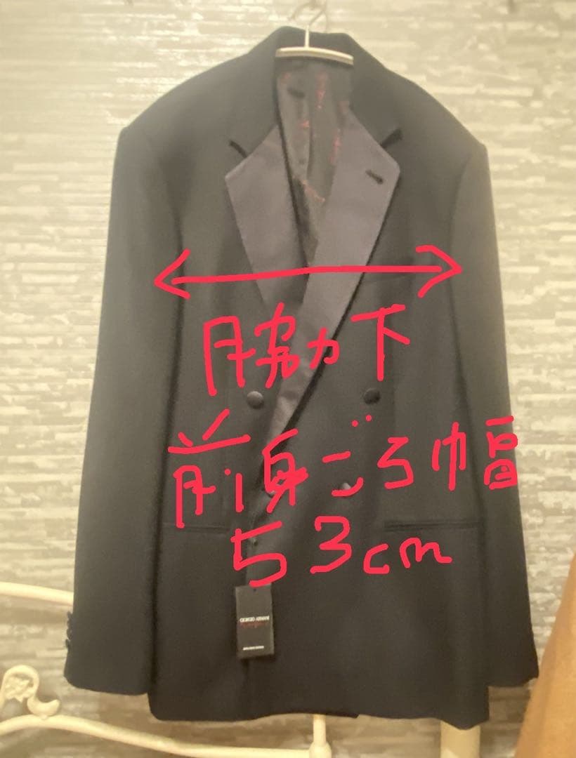 【激レア‼️新品】アルマーニ モーニング ジャケット エクスクルーシブ ダブル