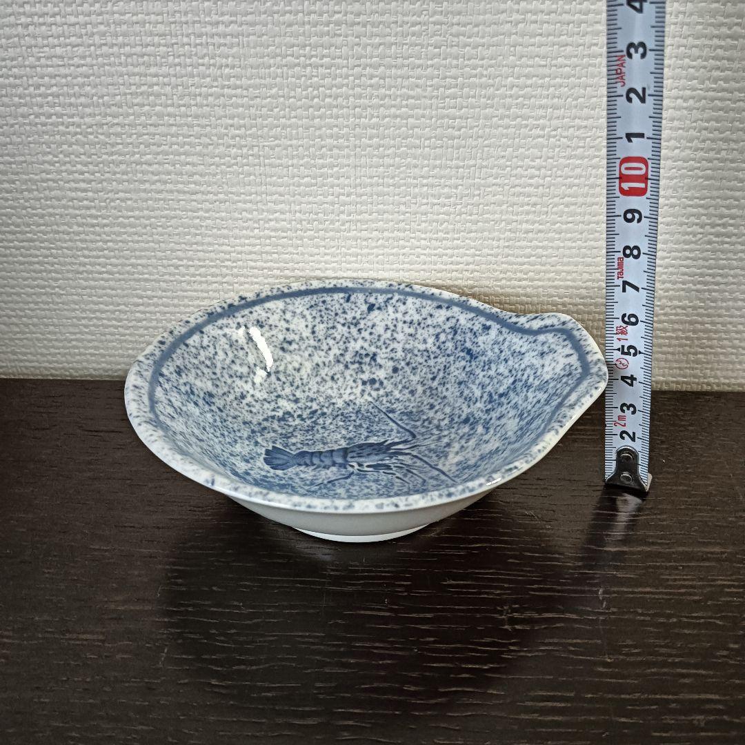 未使用 有田焼 伊勢海老絵柄 とんすい 23客