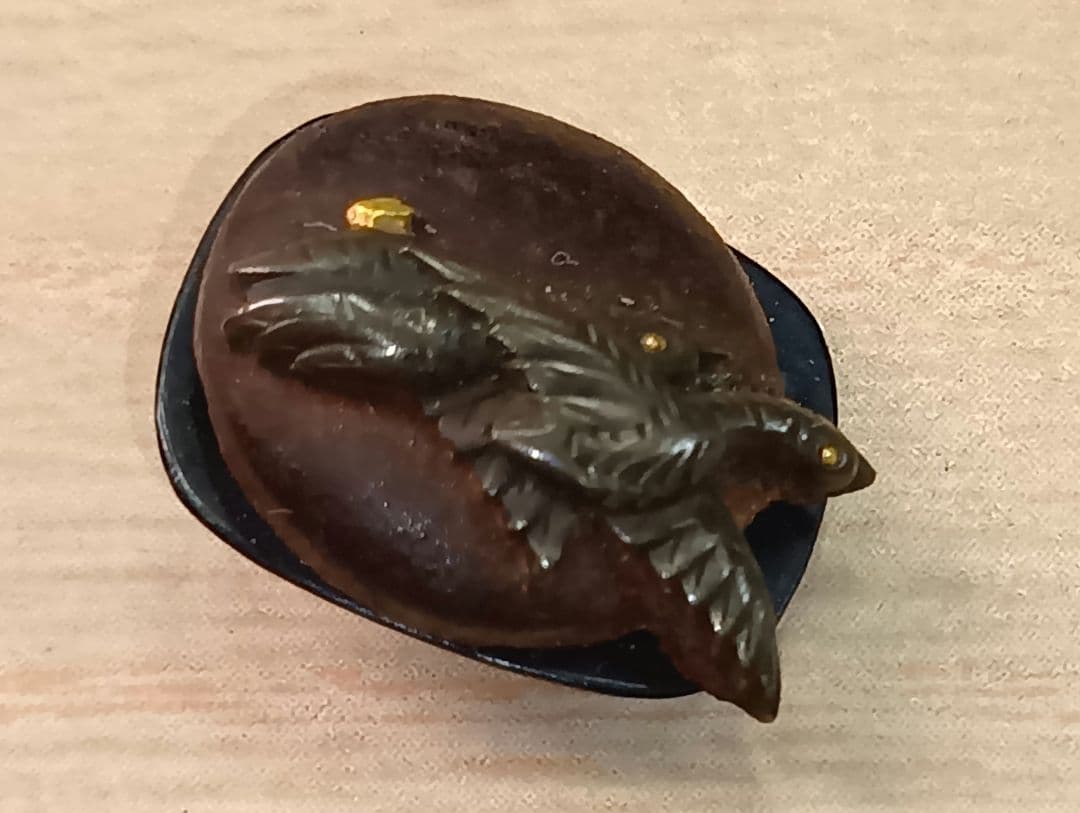 煙草入れ／前金具雁