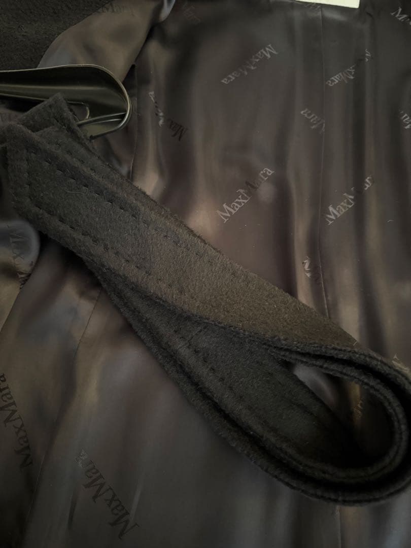 マックスマーラ✴︎キャメル素材 フード付きピーコート