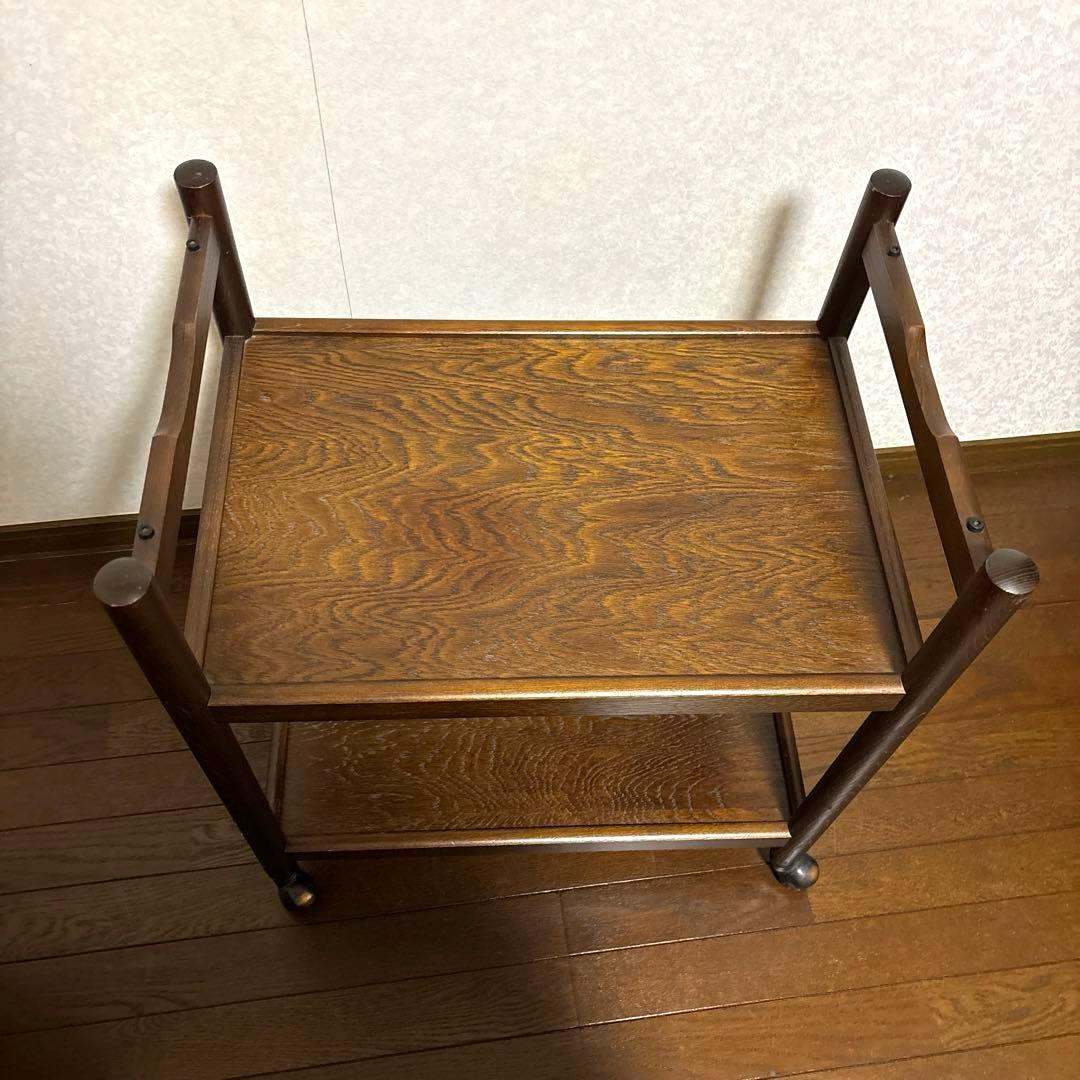【良品】飛騨産業 ヴィンテージ キッチンワゴン