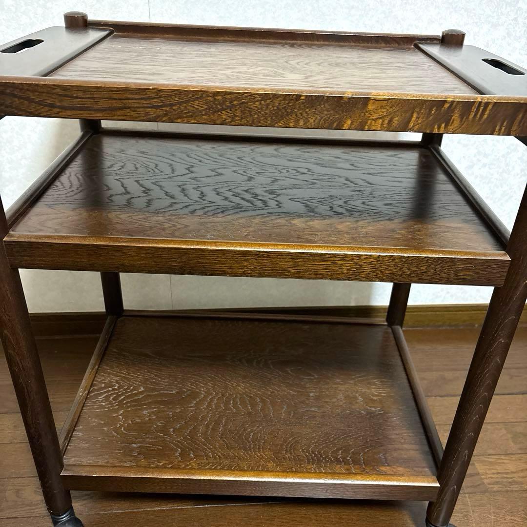 【良品】飛騨産業 ヴィンテージ キッチンワゴン