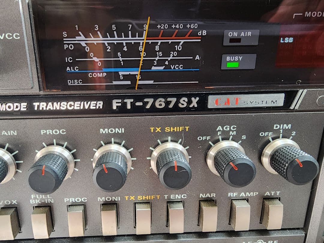 YAESU 八重洲 FT-767SX 通電確認