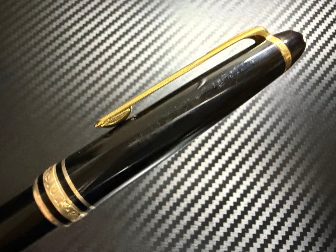 美品 Mont Blanc マイスターシュテュック 164 ボールペン ブラック