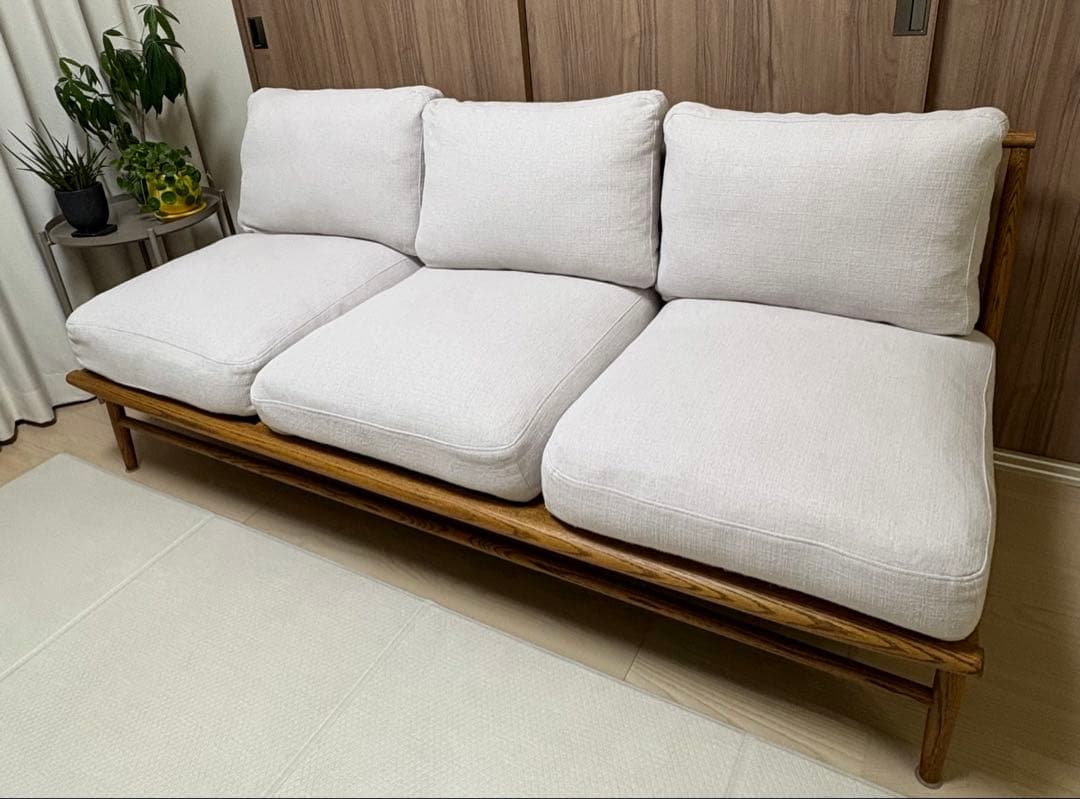 モモナチュラル momo natural CLOUD SOFA 3P ソファ