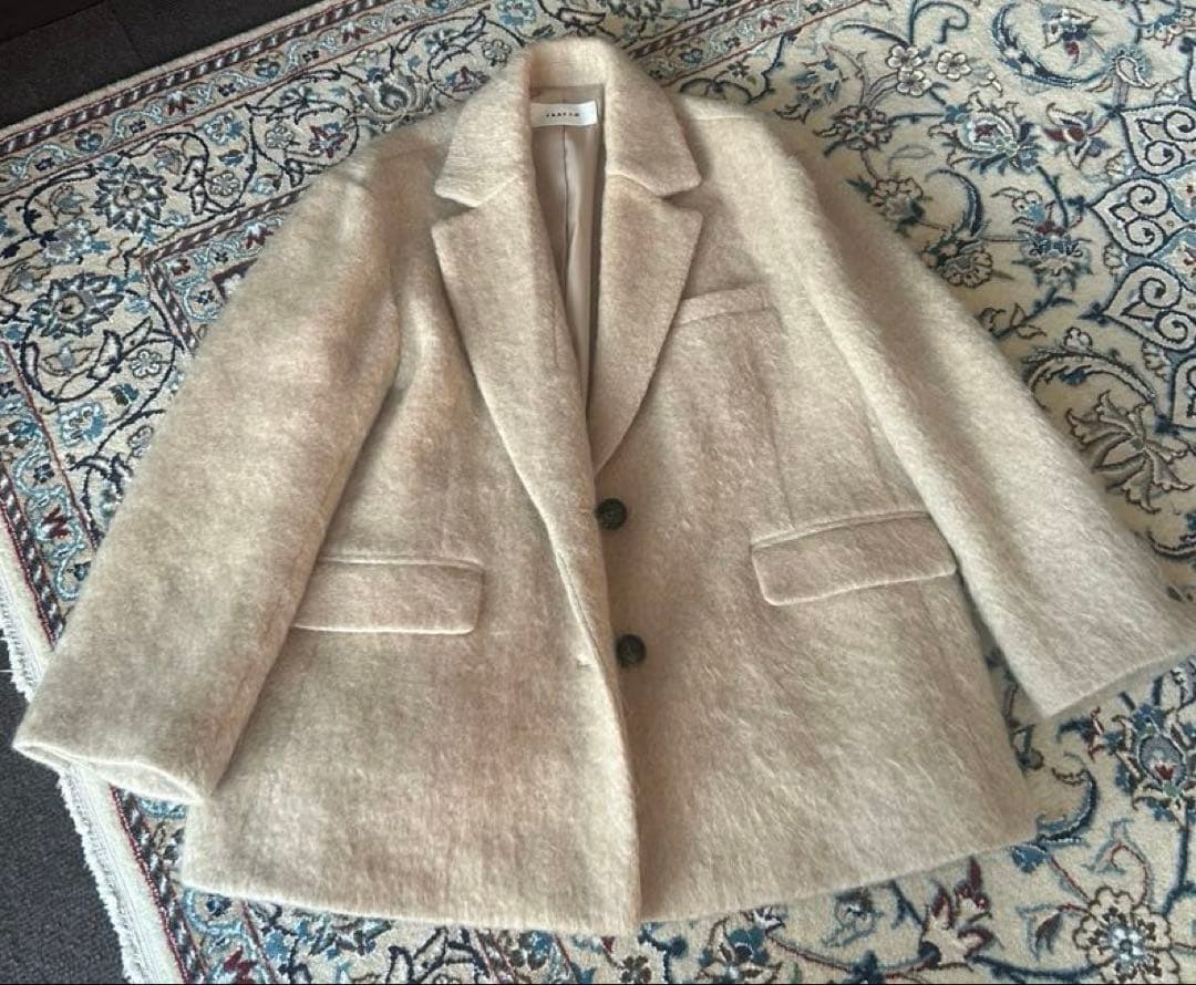 sale✨FRAY.id ジャケットコート シャギーオーバーコート ジャコット