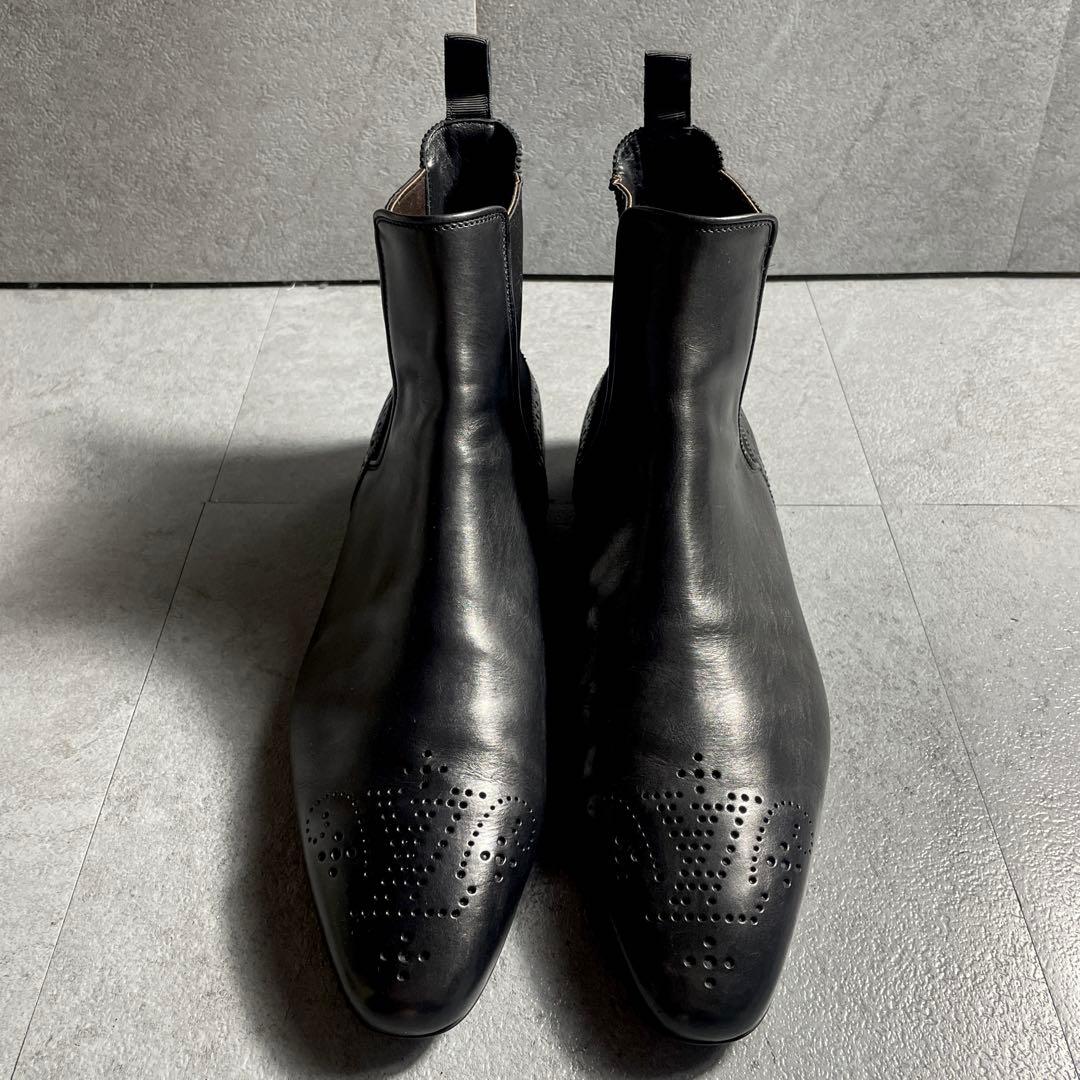 超希少✨️ LOUIS VUITTON サイドゴアブーツ メダリオン ブラック