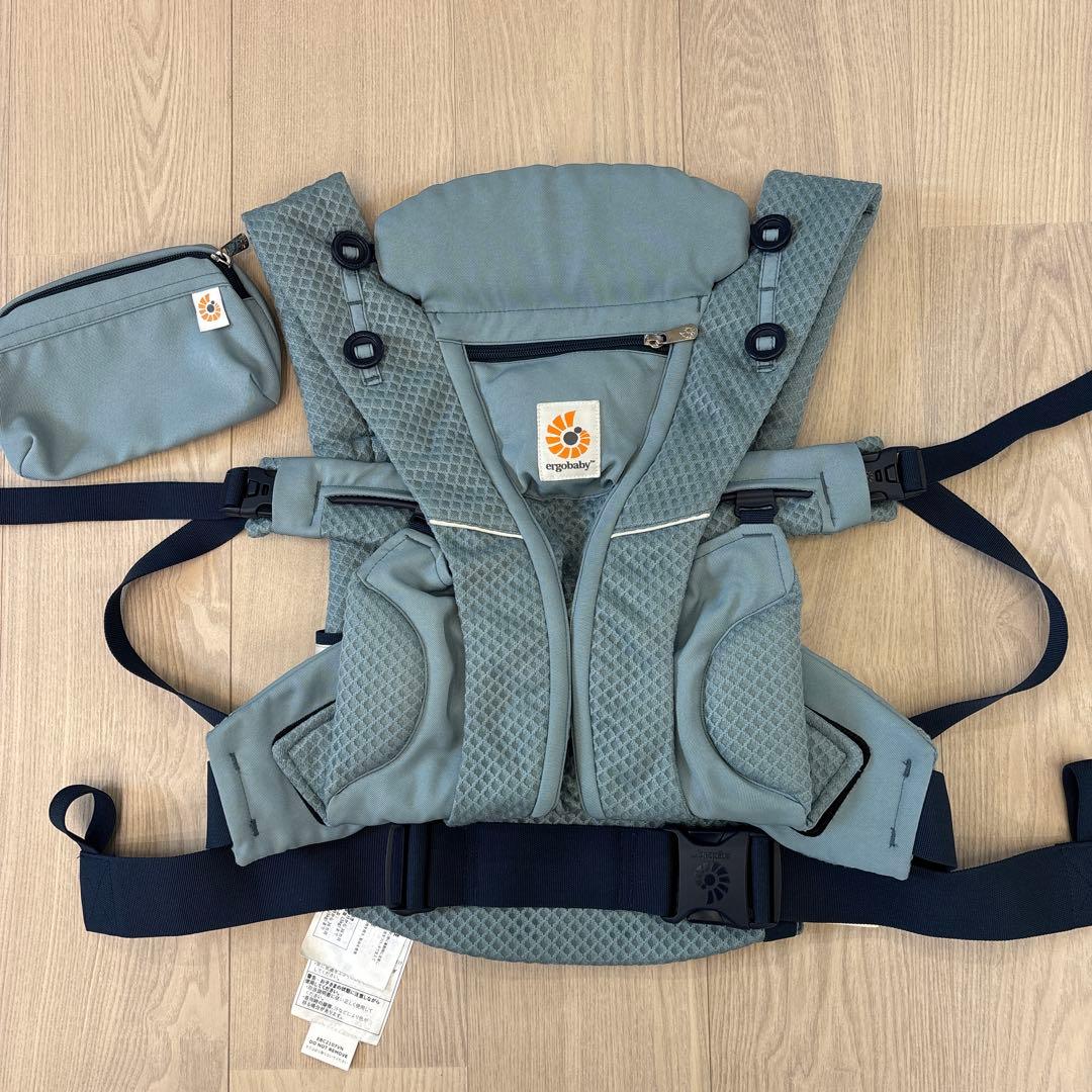 エルゴベビー オムニ ブリーズ 抱っこ紐 ストレートブルー