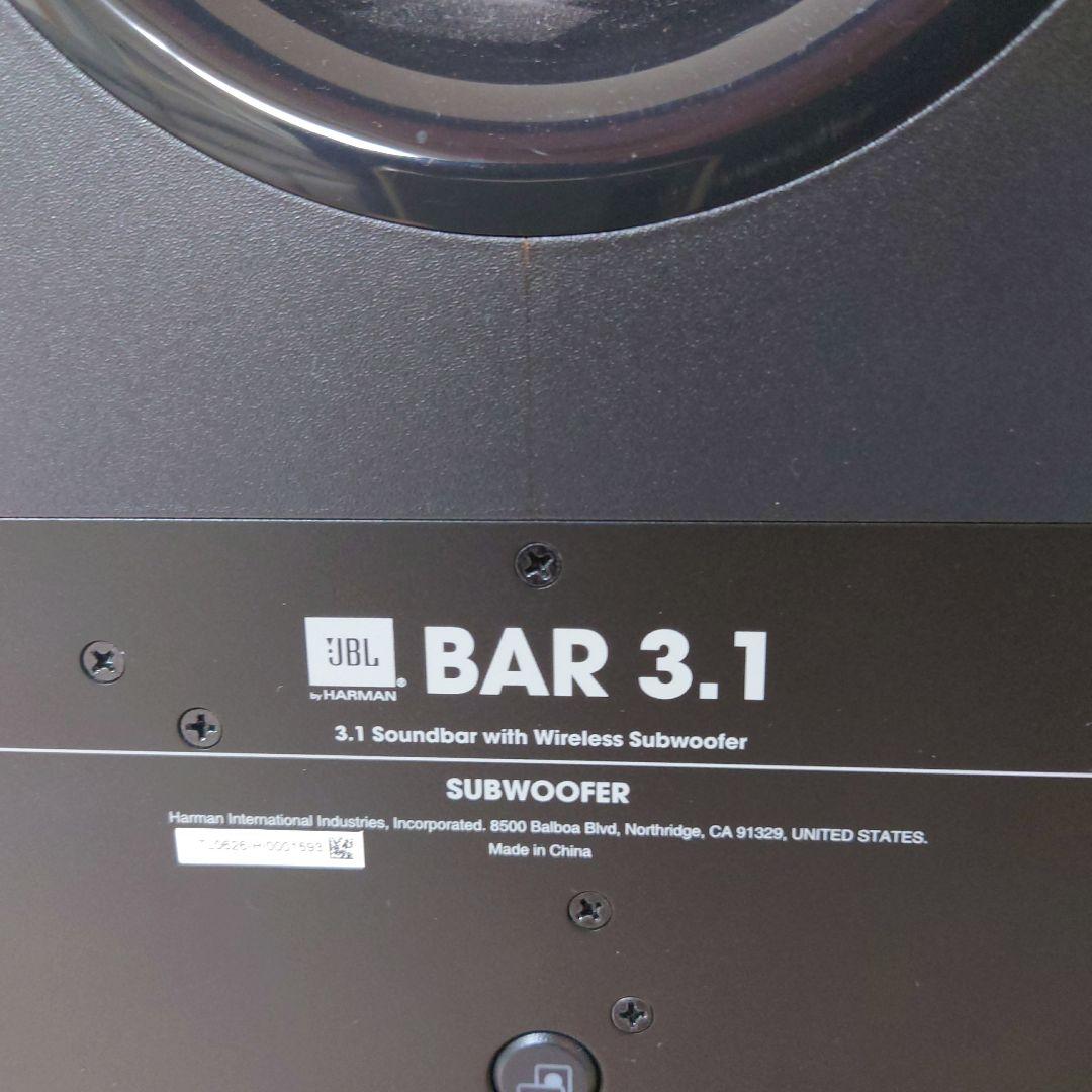 JBL BAR3.1 サウンドバー サブウーファー ホームシアターシステム