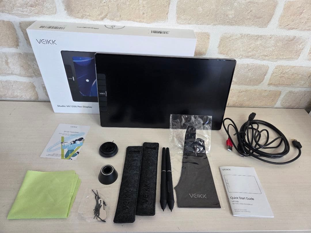 【極美品♪】VEIKK STUDIO VK1200 液タブ 11.6型 FHD