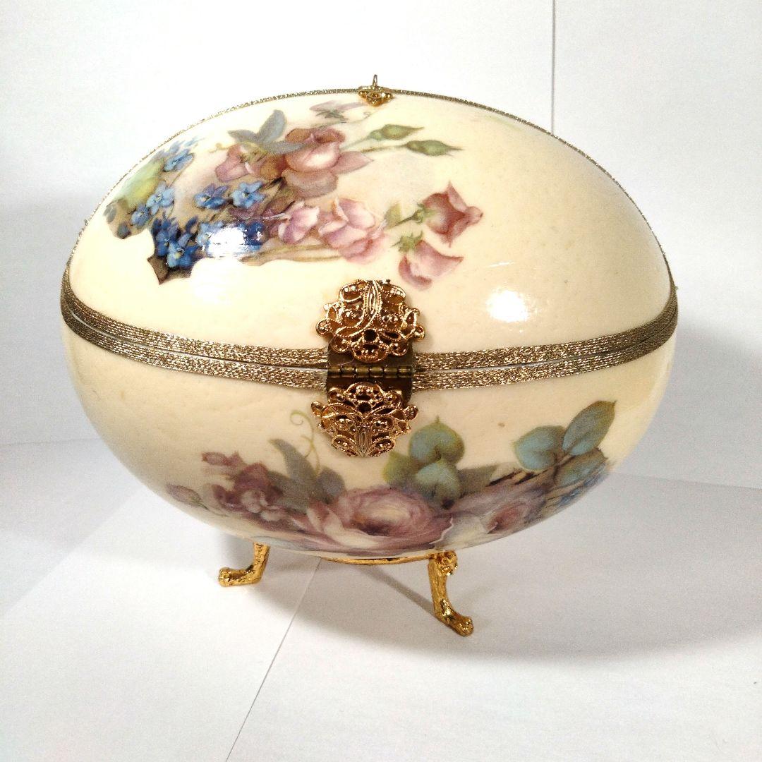 エッグアート　花モチーフ　わたべ和美