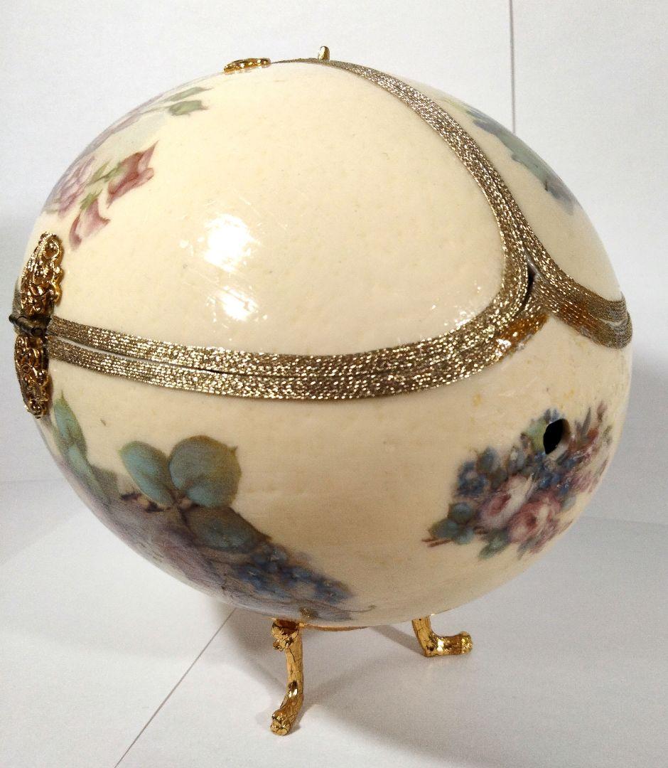 エッグアート　花モチーフ　わたべ和美