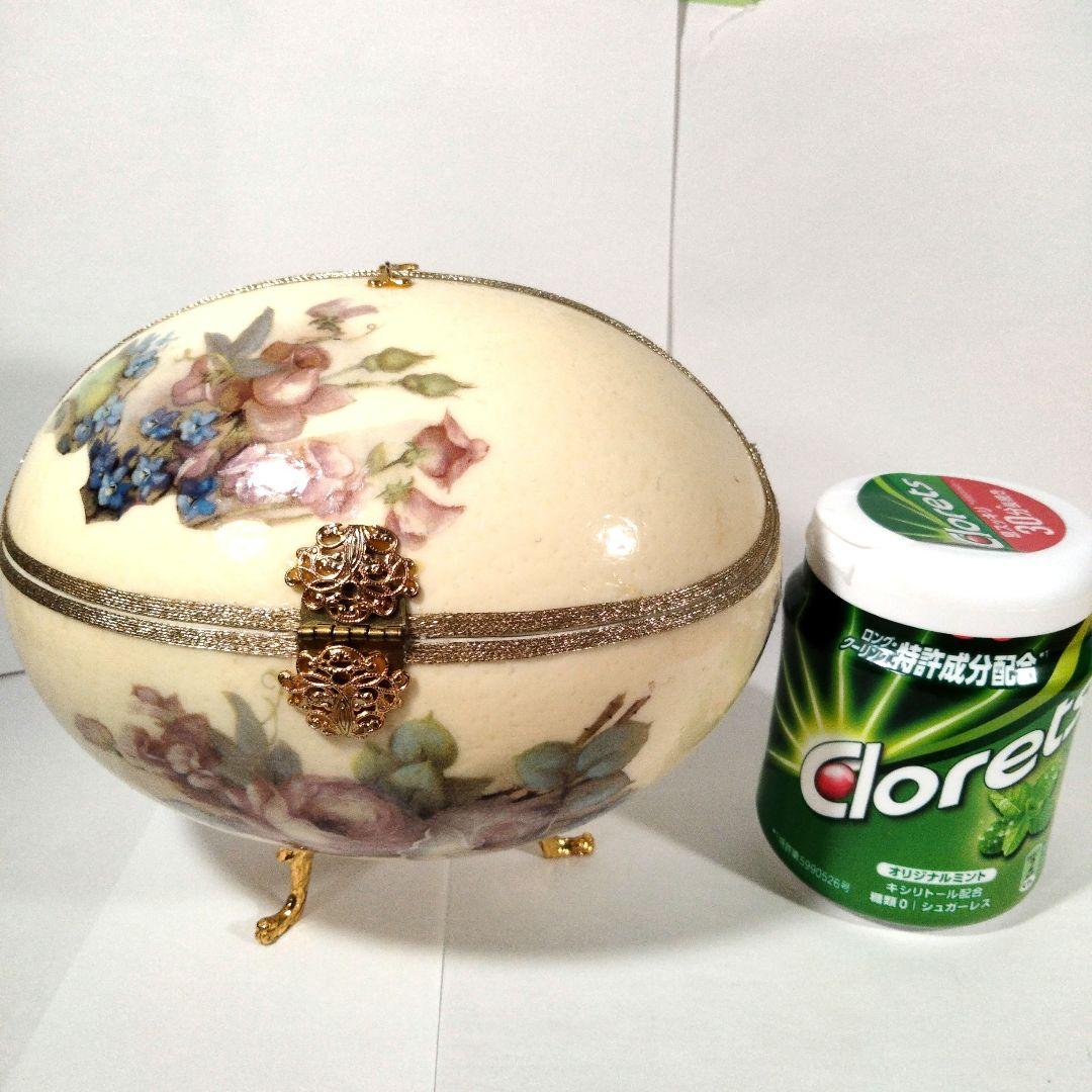 エッグアート　花モチーフ　わたべ和美