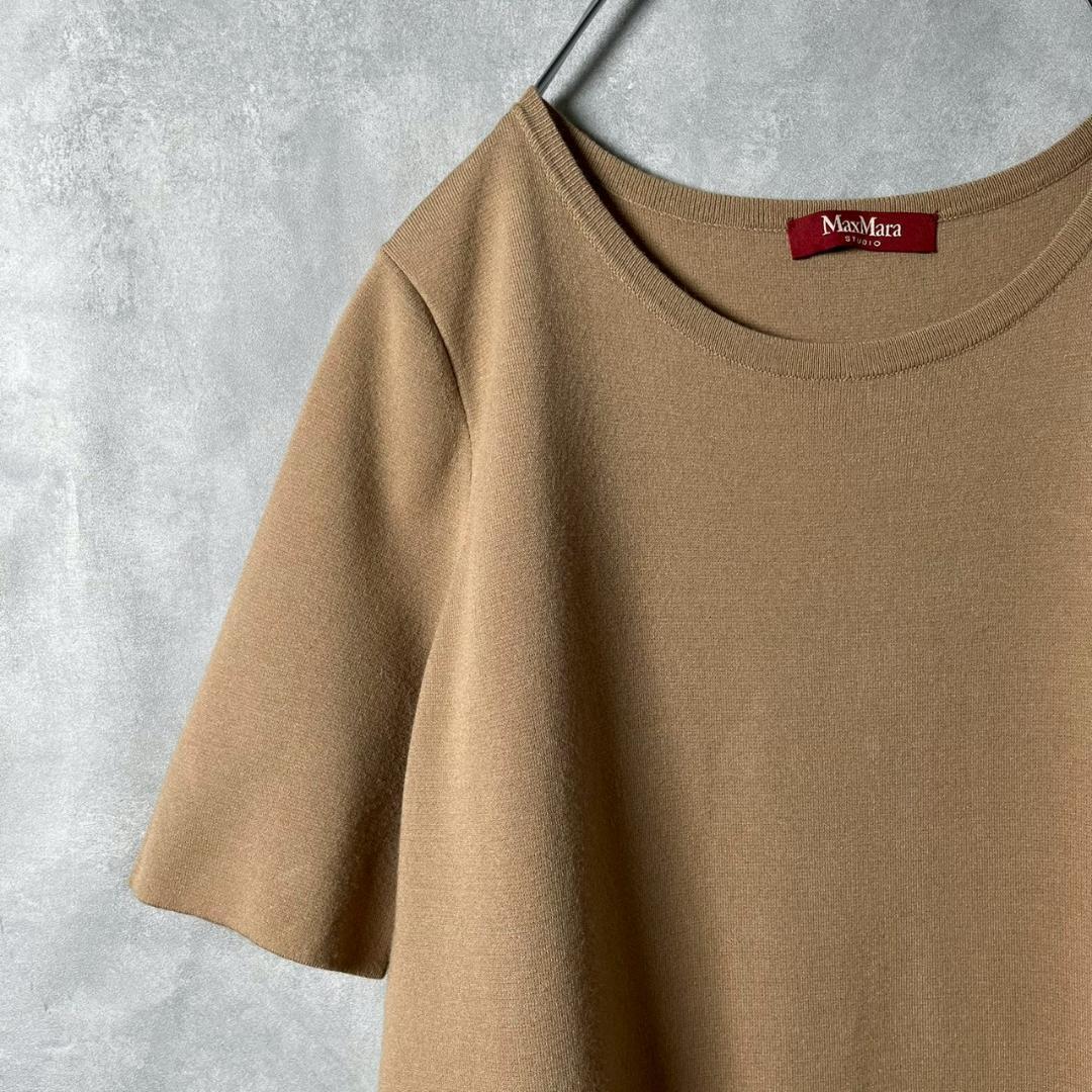 MaxMara studio マックスマーラ 半袖 ニットワンピース N2168