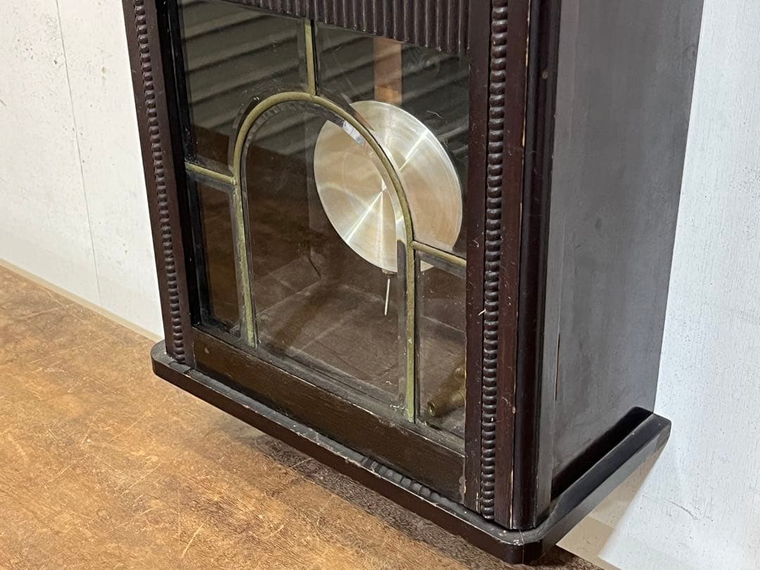 「希少」昭和レトロ Meijiゼンマイ時計 オキュパイドジャパン 掛時計 古時計