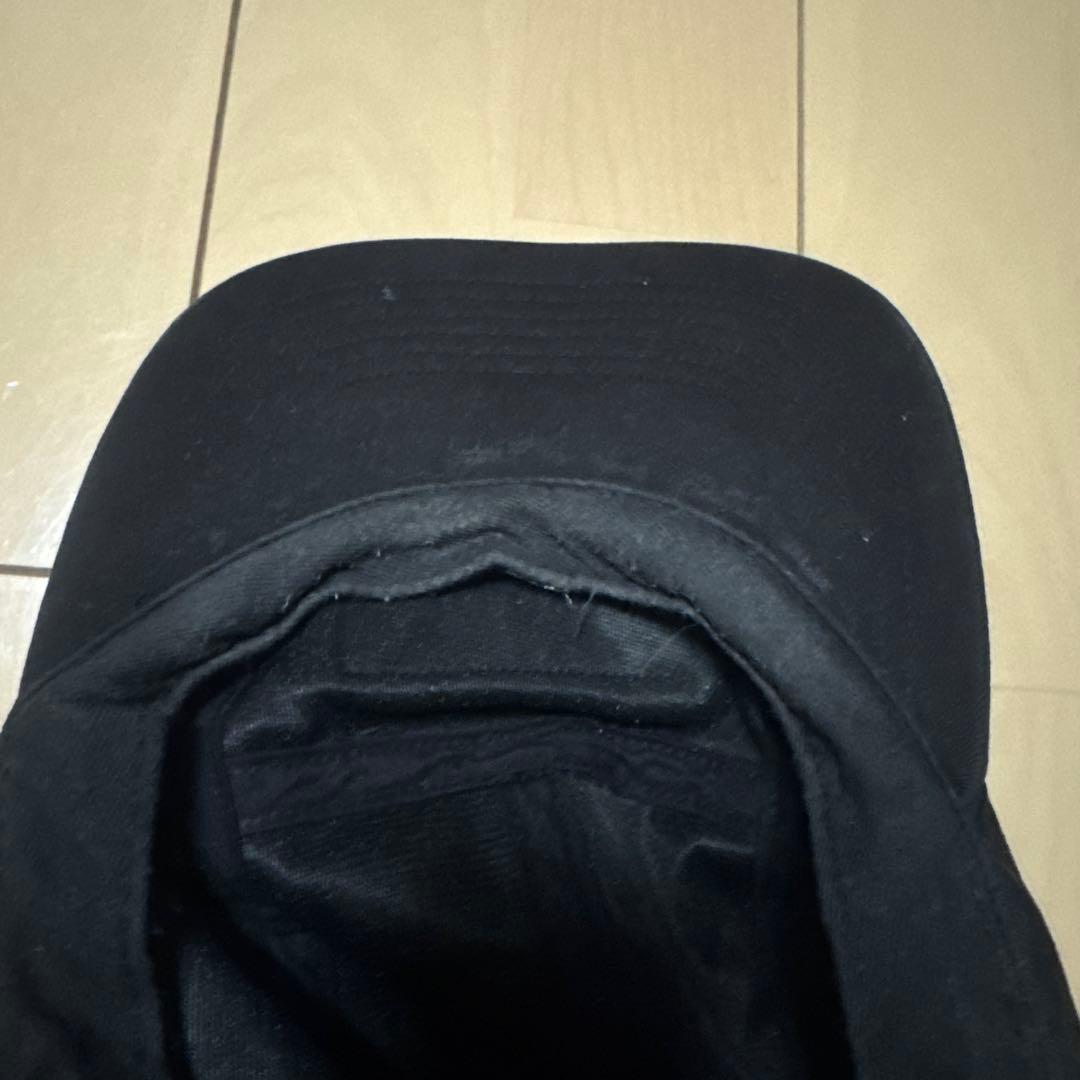 Supreme ブラック ベースボールキャップ　USA製