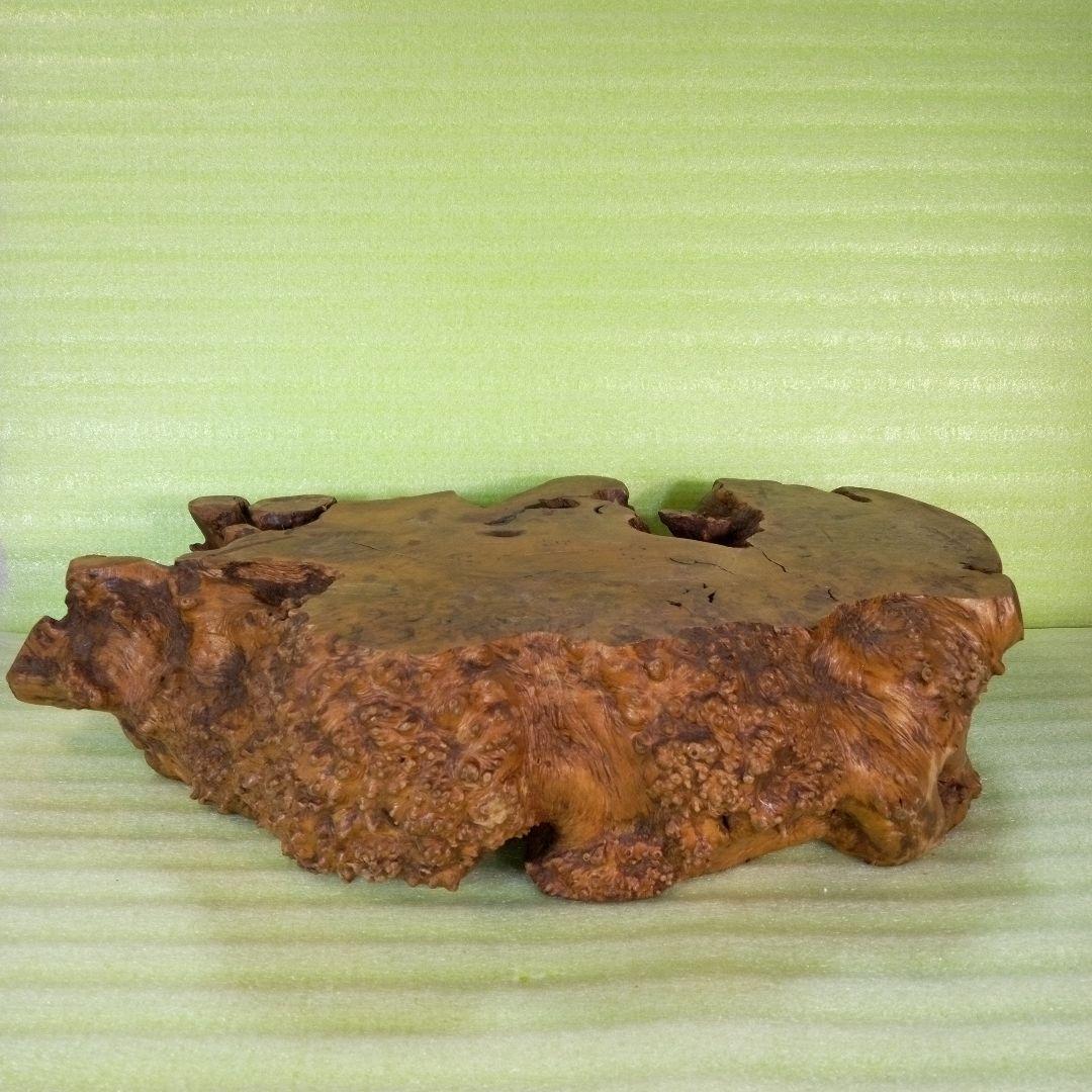 木製　花台　花瓶台　装飾台　飾り台　置物　無骨デザイン　芸術品　美術品　瘤花台？