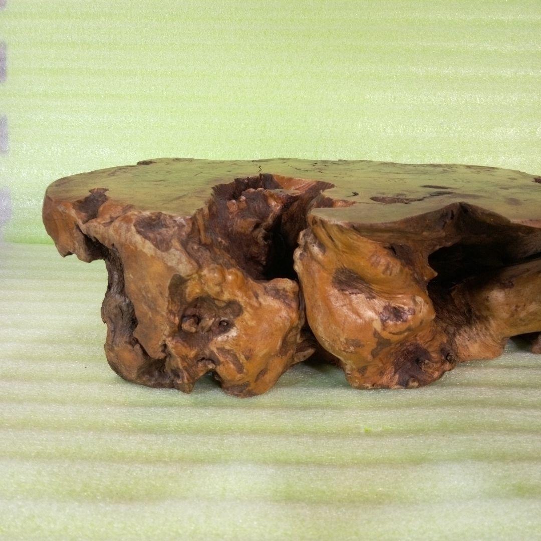 木製　花台　花瓶台　装飾台　飾り台　置物　無骨デザイン　芸術品　美術品　瘤花台？