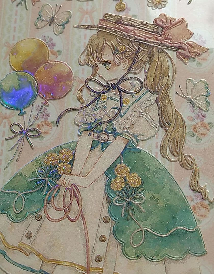 のこり１✩再販✩J192＃洋服千金(虹光)Shine切り売り海外人物マステ女の子