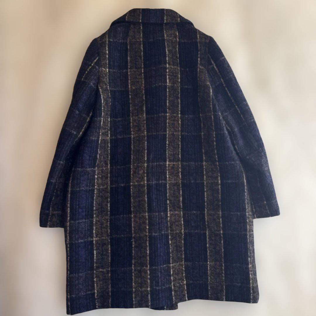 【BEATING HEART】ツイードコート　ウール　モヘヤ　アルパカ混　日本製